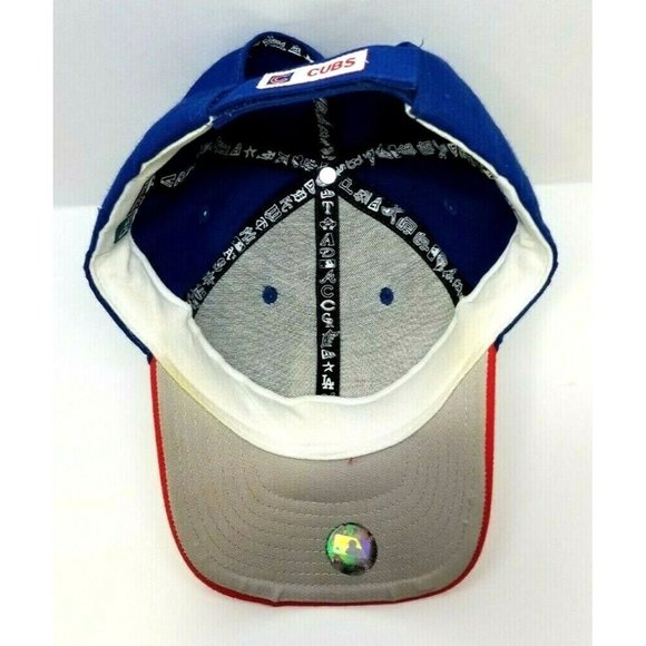 New Era MLB CHICAGO CUBS Baseball Hat Cap Adjustable Red & Blue (T11) - Picture 6 of 6
